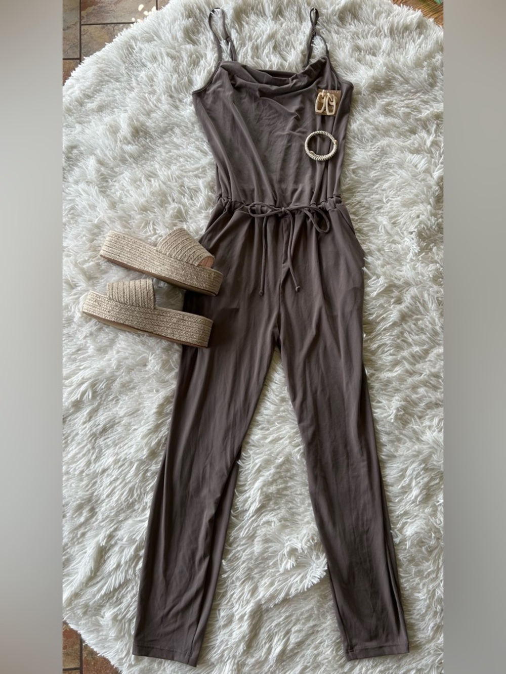 Lanston | Muted Green Jumpsuit